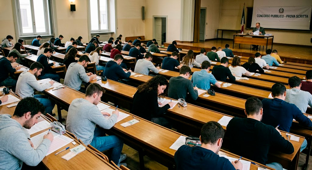 Una prova di un concorso pubblico