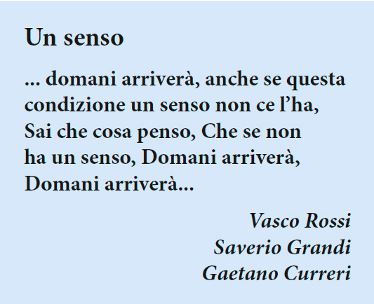 Testo della canzone Un senso di Gaetano Curreri